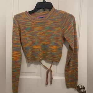 Edikted Open-Back Sweater